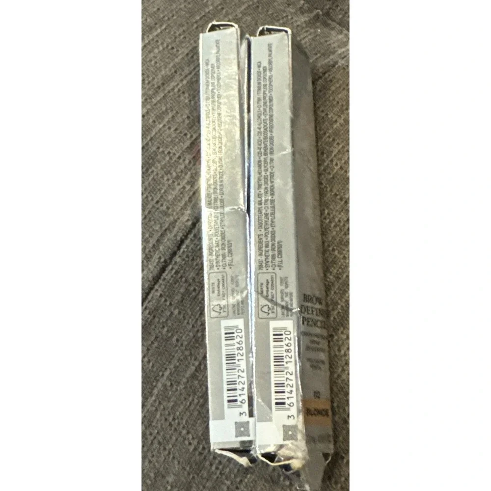 2 X Lancome Brow‎ Define Pencil Crayon Precision Definit 02 Blonde 90 mg .003 oz
